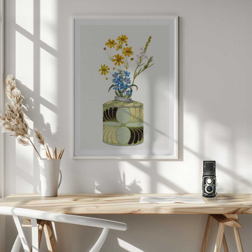 Colorful Flowers In Vase, arte de Wild Violets