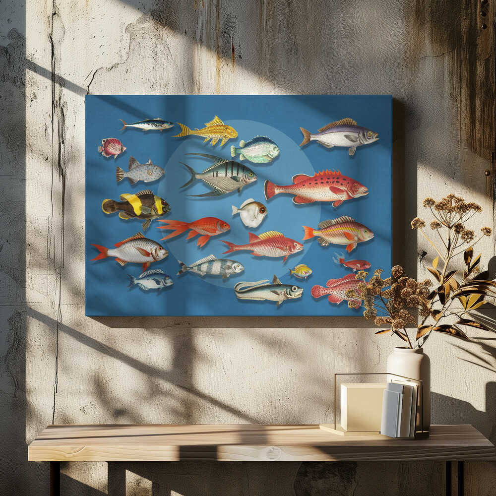 Colorful Marine Fish Collection, arte de Marja van den Hurk