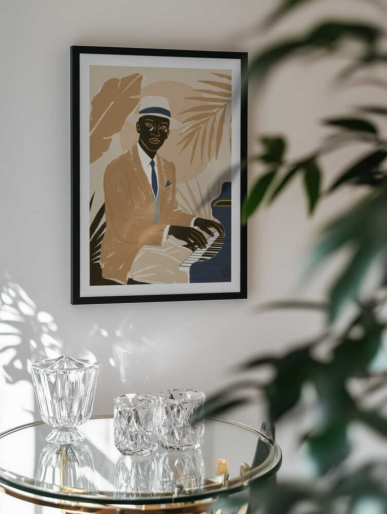 Dapper Jazz Pianist, arte de Cannavaro