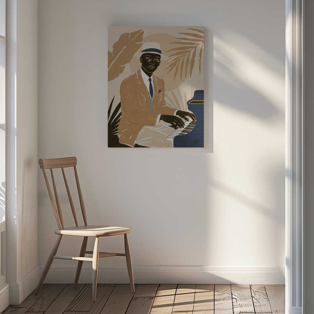 Dapper Jazz Pianist, arte de Cannavaro
