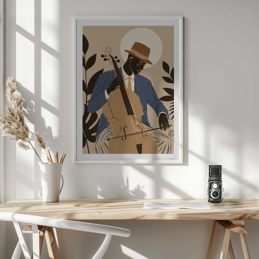 Jazz Cello Player, arte de Cannavaro