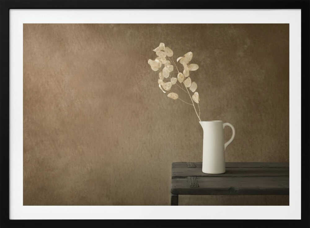 White Pitcher Dried Plant, arte de Mayra Pama