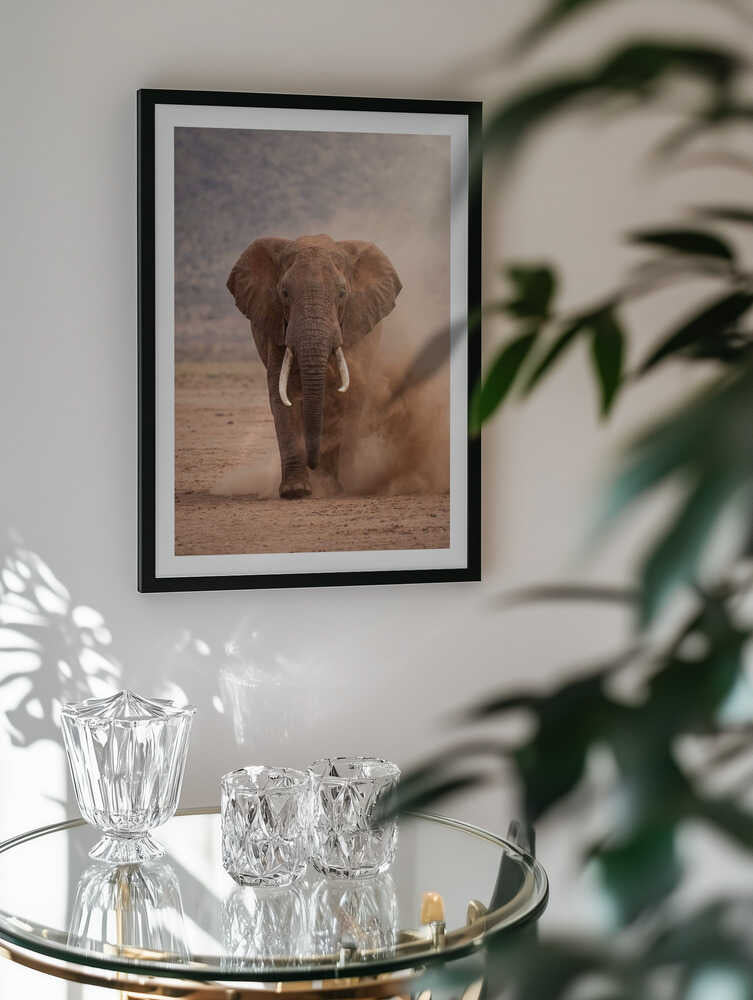 Powerful Dusty Elephant, arte de Andreas Magnusson