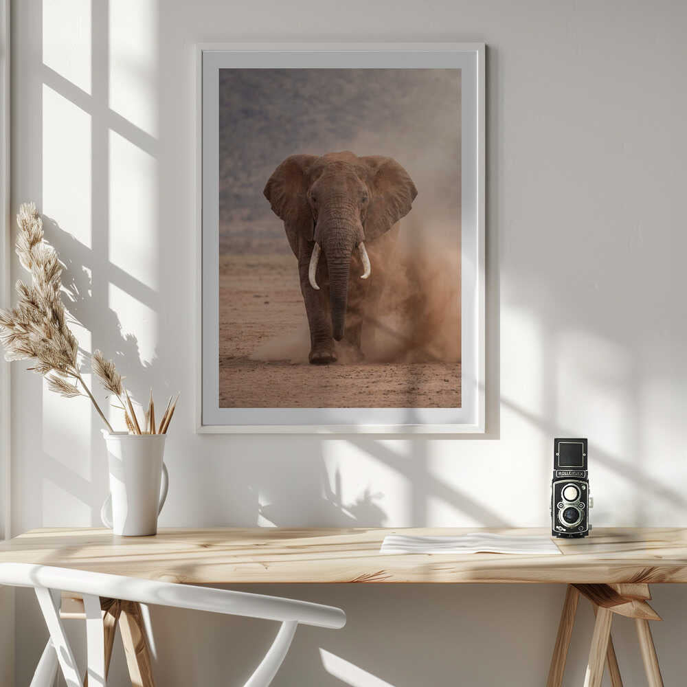 Powerful Dusty Elephant, arte de Andreas Magnusson