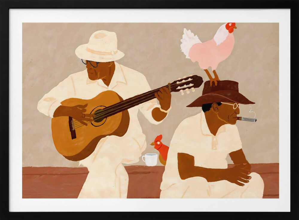 Relaxed Cuban Musicians, arte de Uma Gokhale