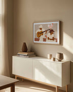 Relaxed Cuban Musicians, arte de Uma Gokhale