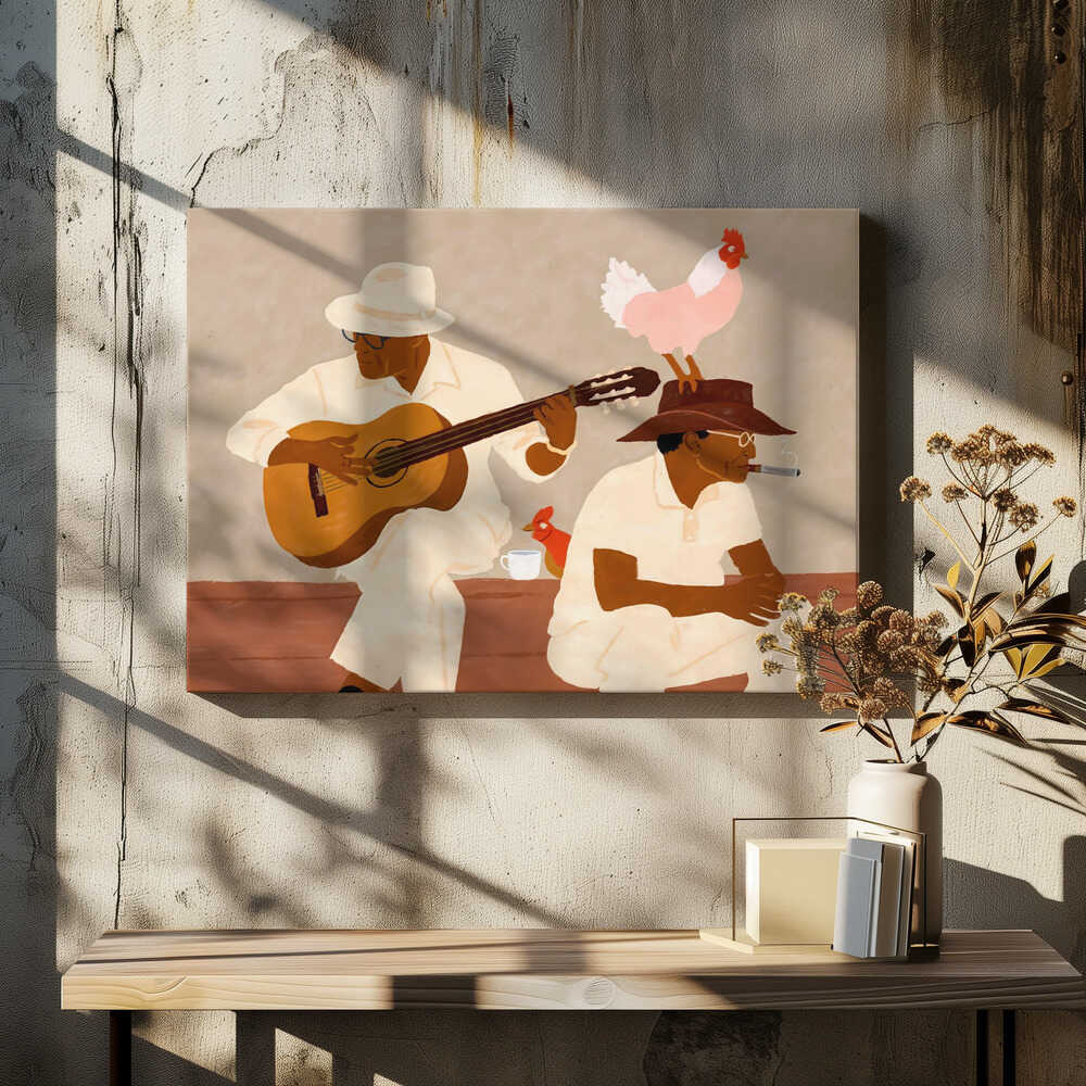 Relaxed Cuban Musicians, arte de Uma Gokhale