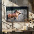Three Wild Horses, arte de Linda Louw
