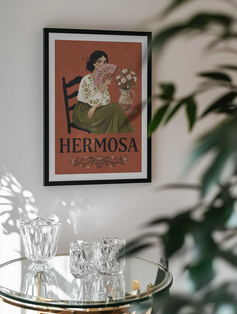 Hermosa with Fan, arte de Andreas Magnusson