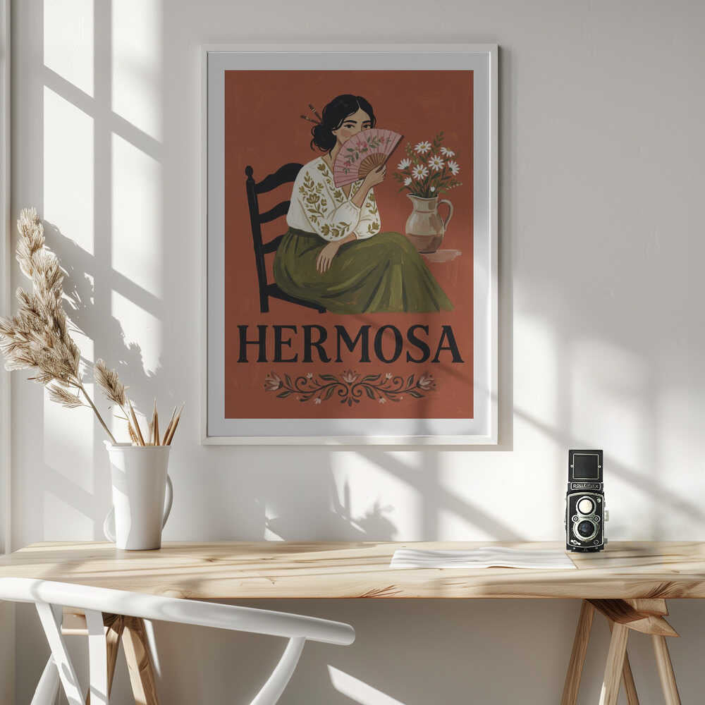Hermosa with Fan, arte de Andreas Magnusson