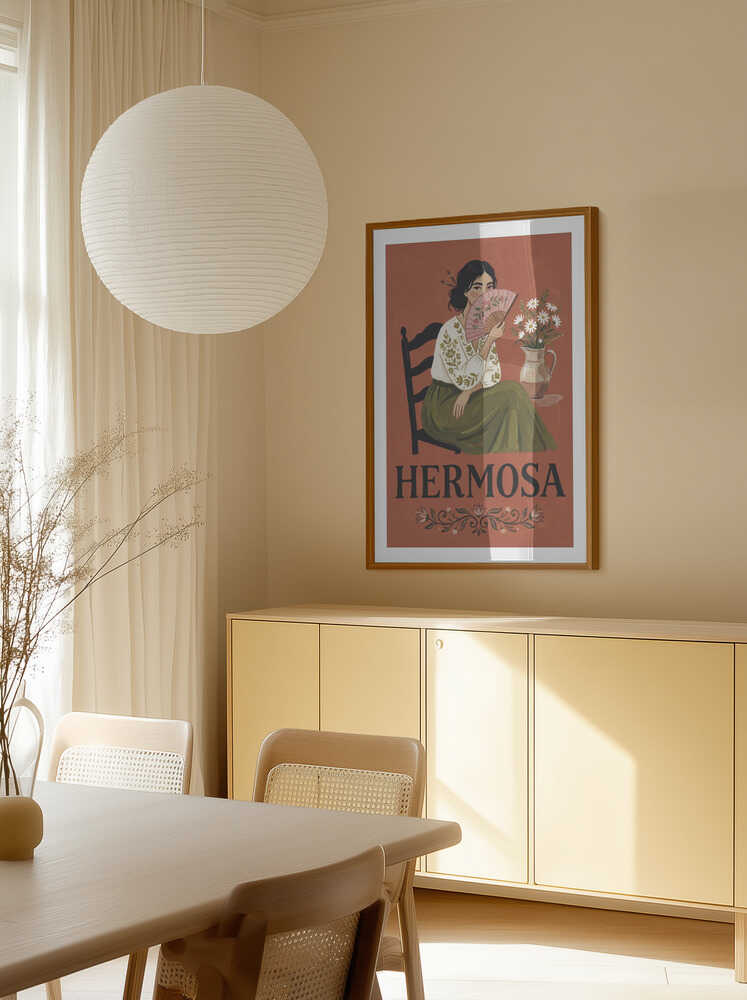 Hermosa with Fan, arte de Andreas Magnusson