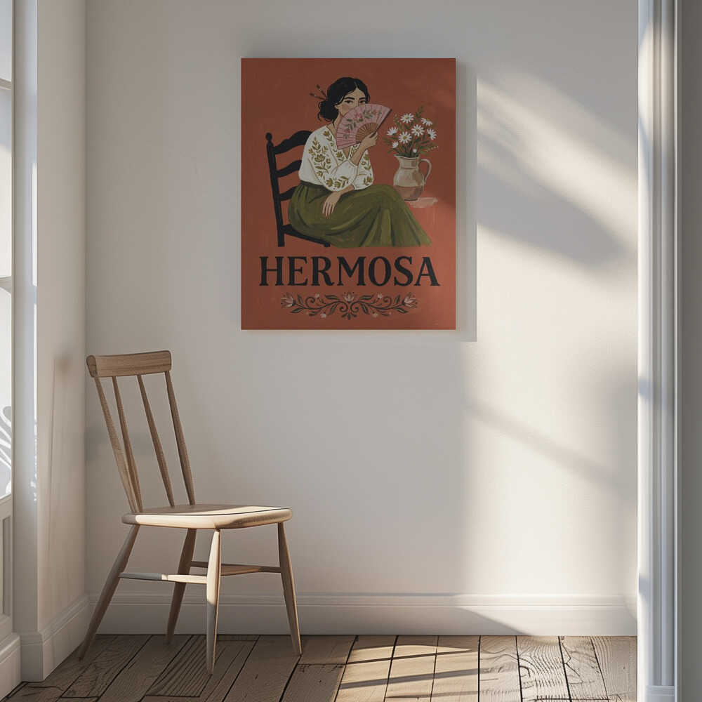 Hermosa with Fan, arte de Andreas Magnusson
