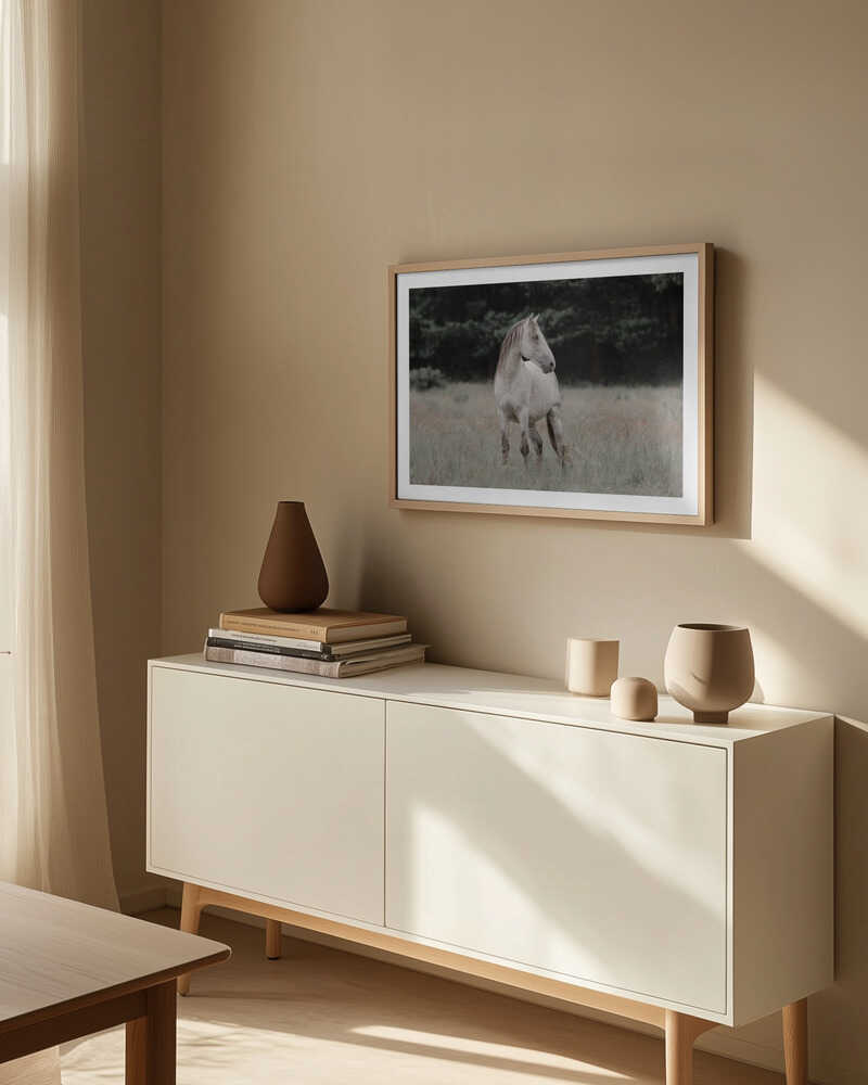 Wild Horse In Meadow, arte de Linda Louw