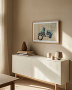 Vintage Scooter Sketch, arte de Lembayung senja studio [Vintage Poster]