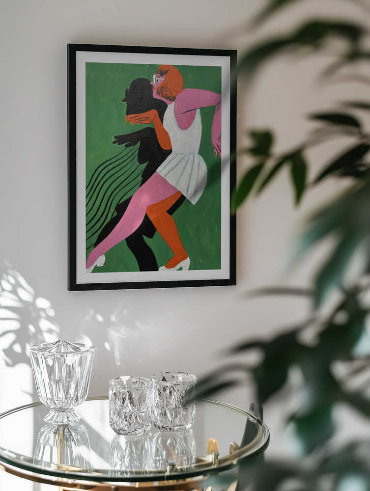 Dancing Woman Silhouette, arte de HUGO