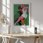 Dancing Woman Silhouette, arte de HUGO