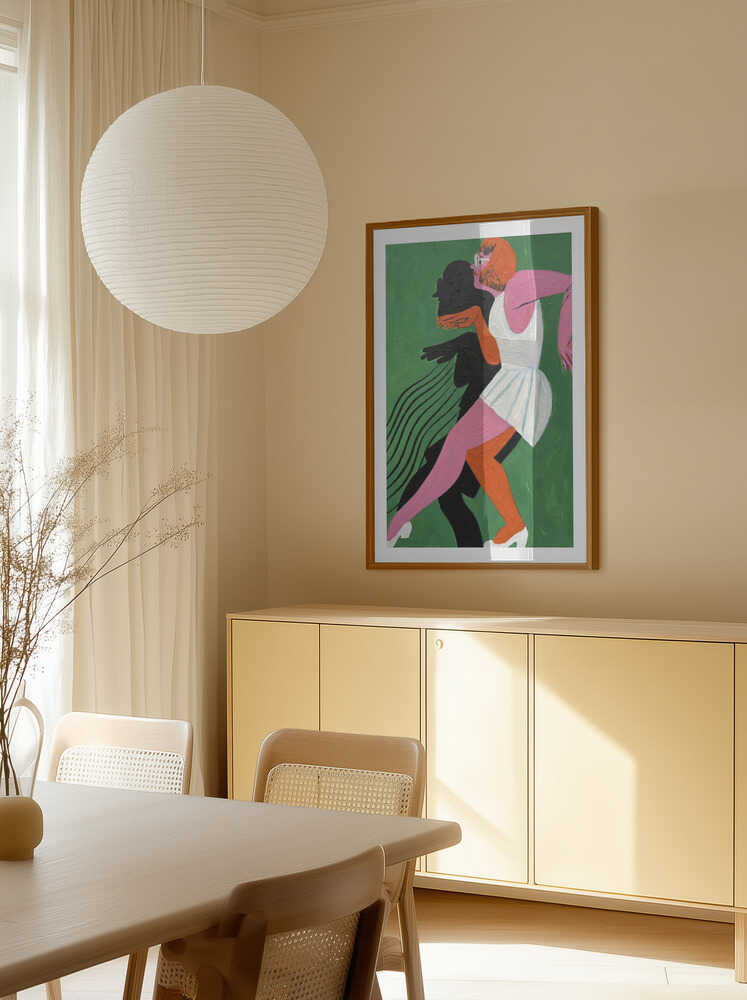 Dancing Woman Silhouette, arte de HUGO