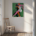 Dancing Woman Silhouette, arte de HUGO
