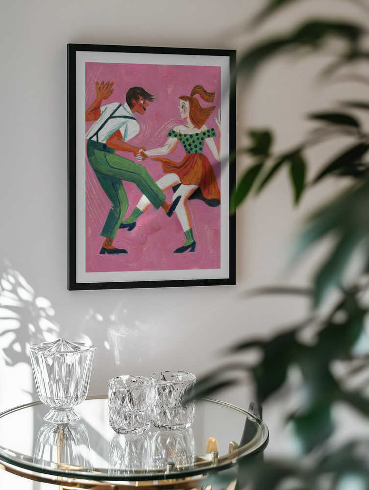 Swing Dance Couple, arte de HUGO