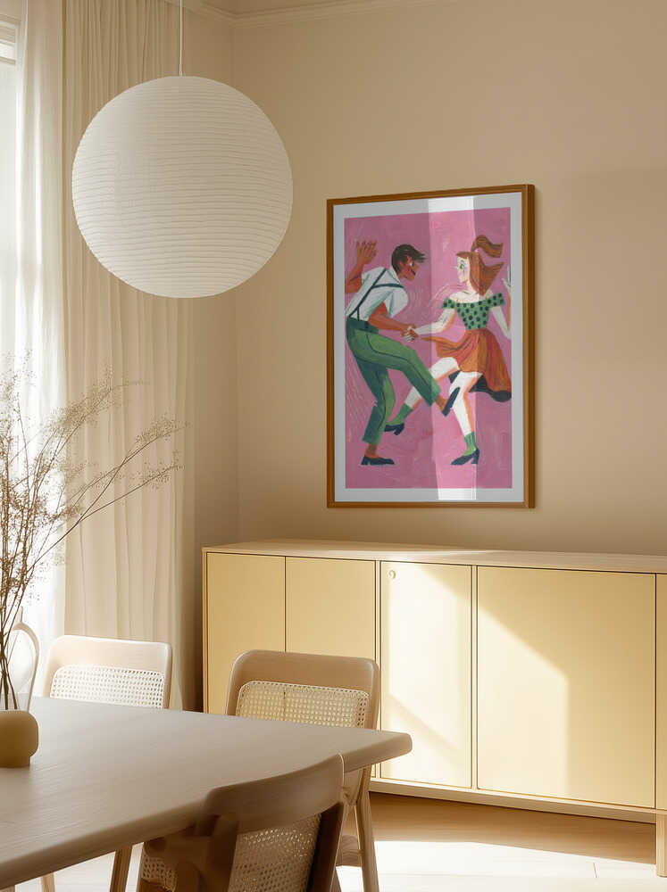 Swing Dance Couple, arte de HUGO