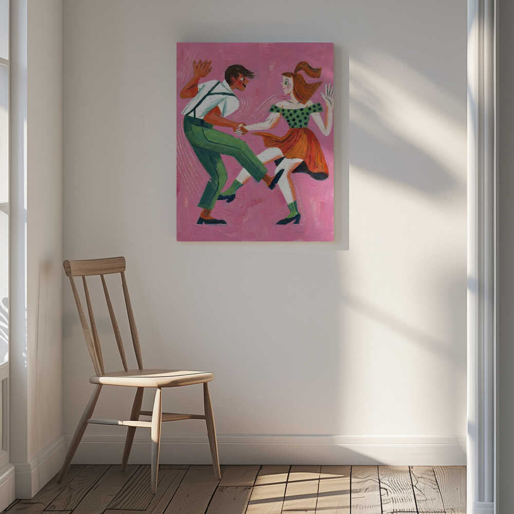 Swing Dance Couple, arte de HUGO