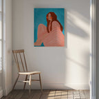 Serene Striped Woman