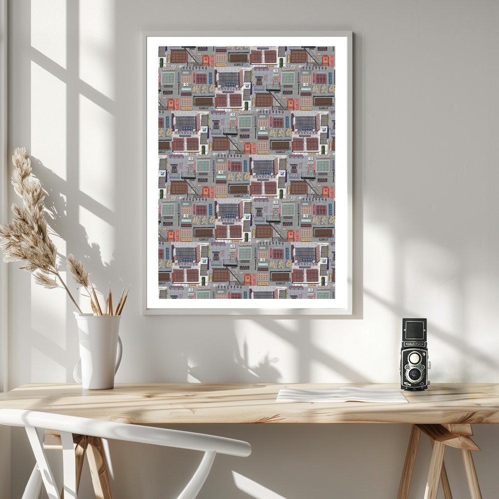 Colorful City Pattern