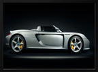 Elegant Silver Supercar