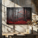 Misty Red Forest