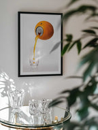 Fresh Orange Pour, arte de Jesús M. García