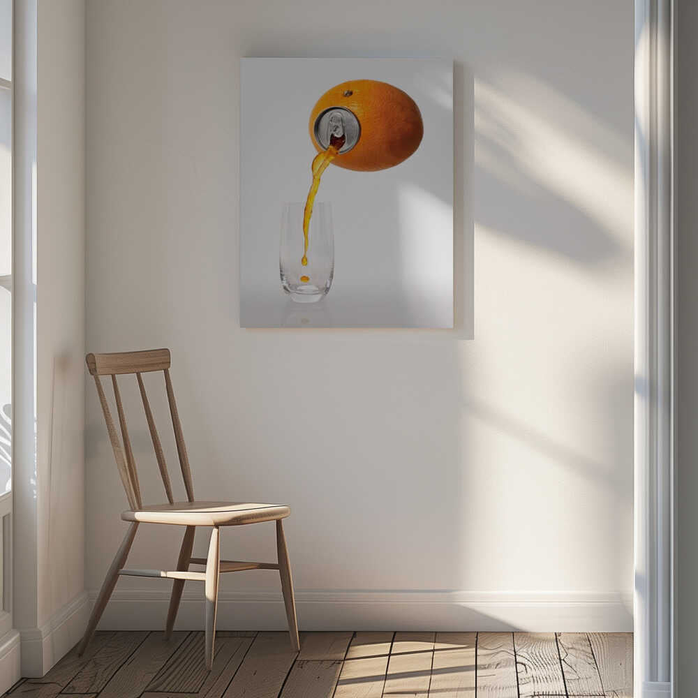 Fresh Orange Pour, arte de Jesús M. García