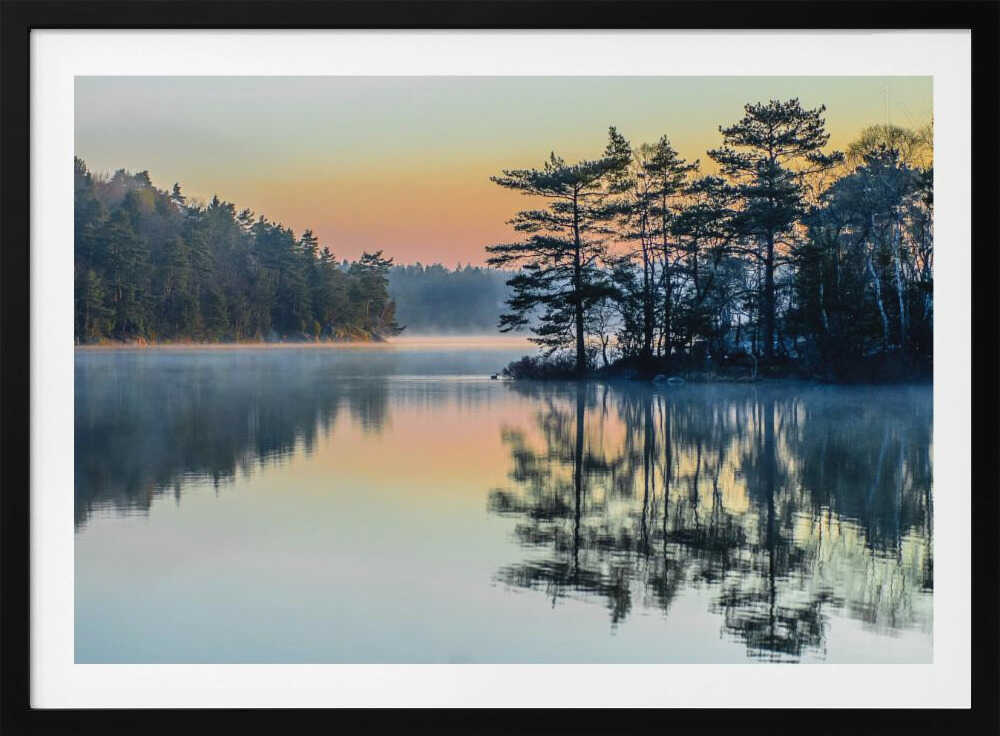 Serene Morning Reflections