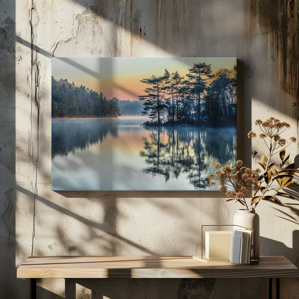 Serene Morning Reflections