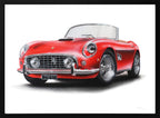 Classic Red Sports Car