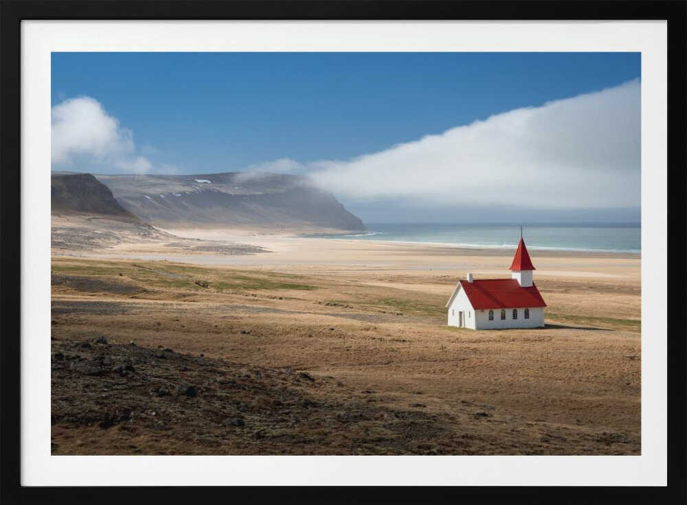 Remote Beach Church, arte de Kirill Trubitsyn