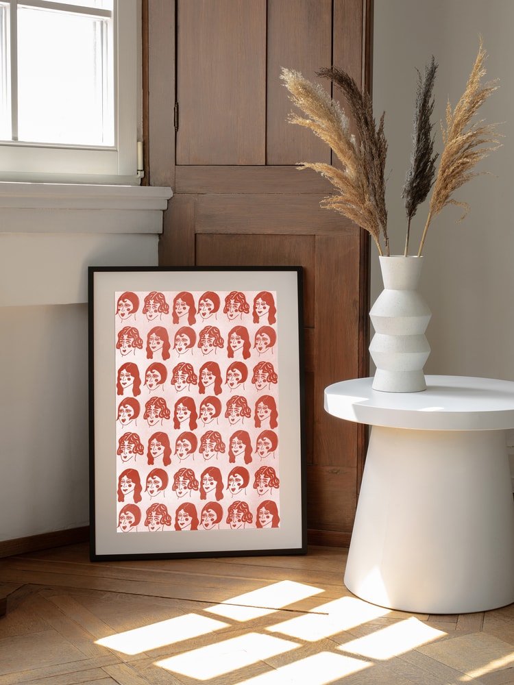 Vintage Flapper Faces
