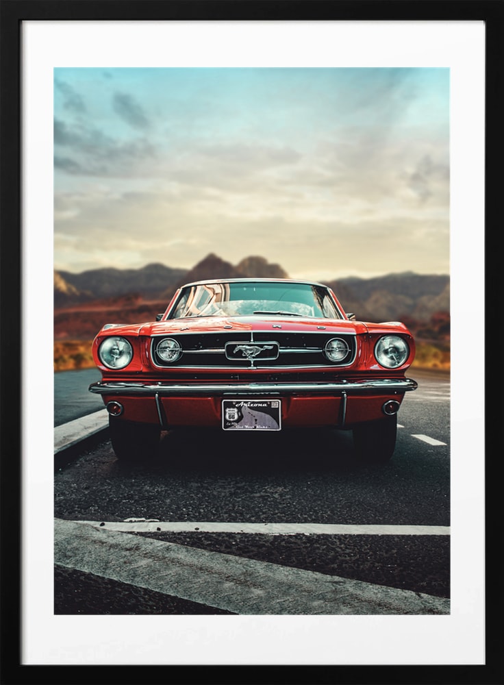 Classic Car Desert Drive