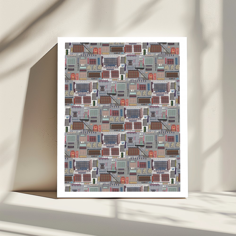 Colorful City Pattern
