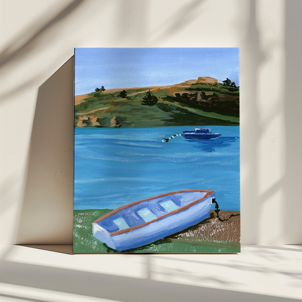 Peaceful Coastal Scene