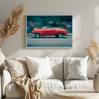 Red Classic Car Motion