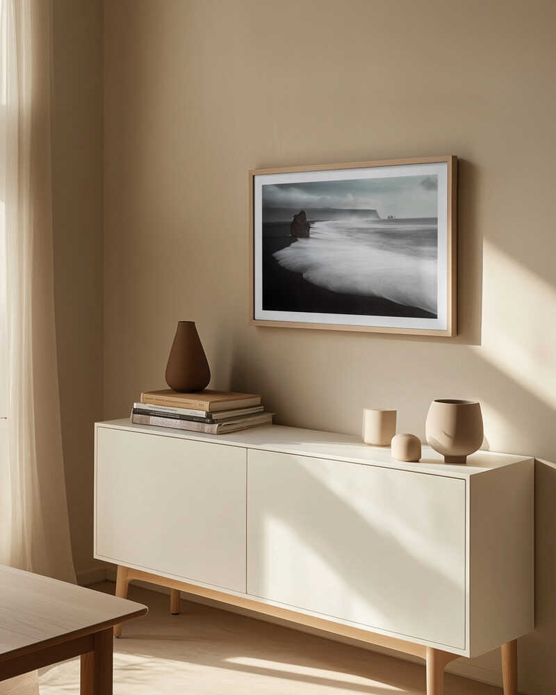 Moody Black Sand Waves, arte de Liloni Luca