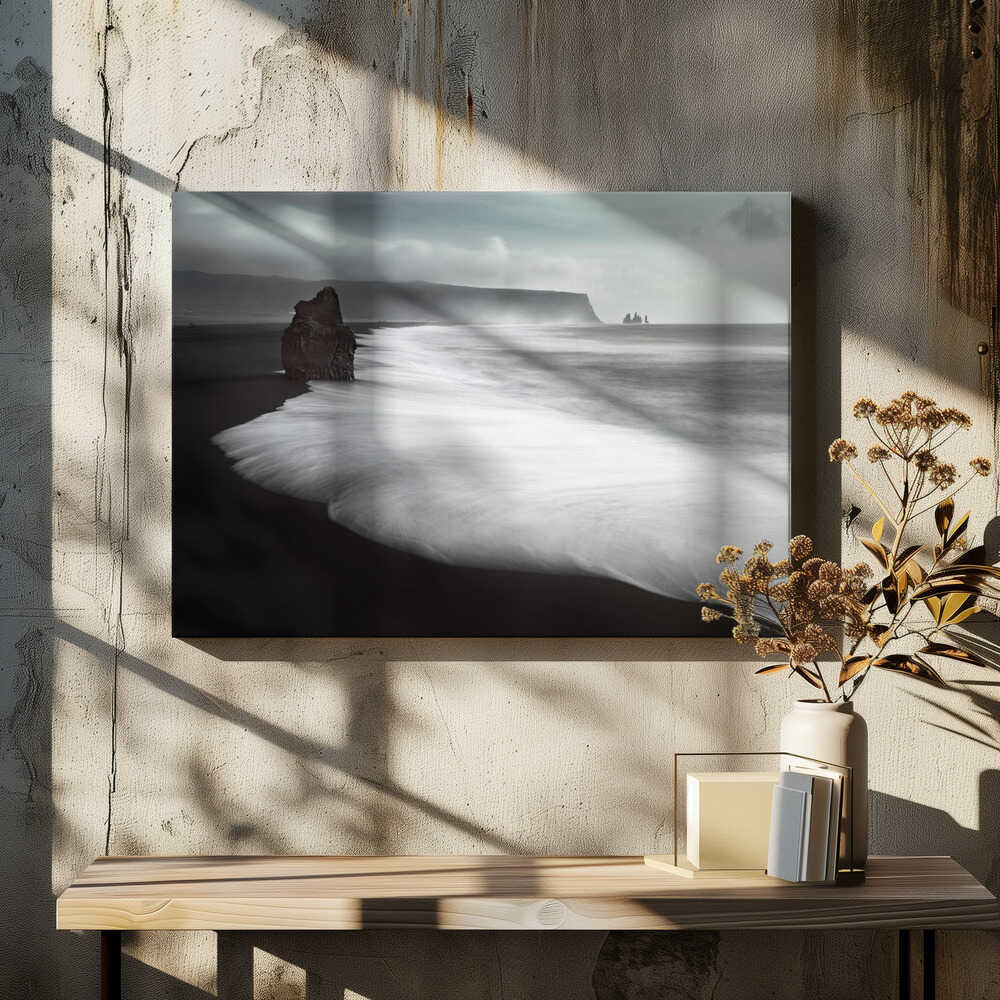 Moody Black Sand Waves, arte de Liloni Luca