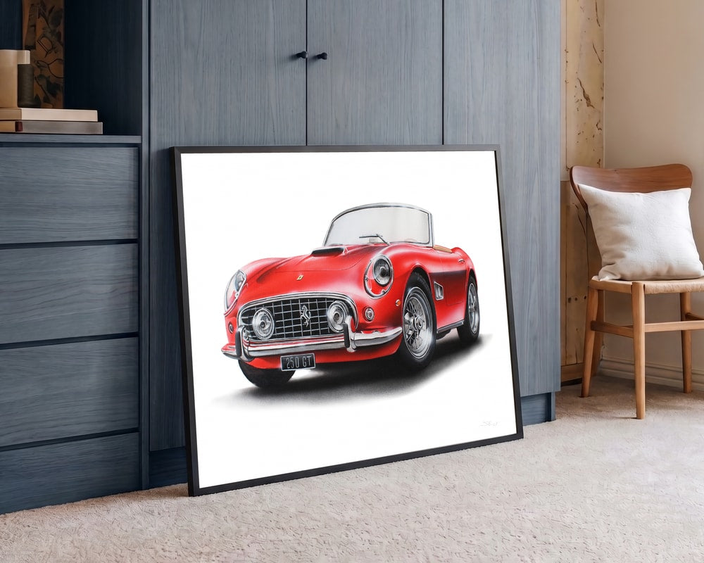 Classic Red Sports Car