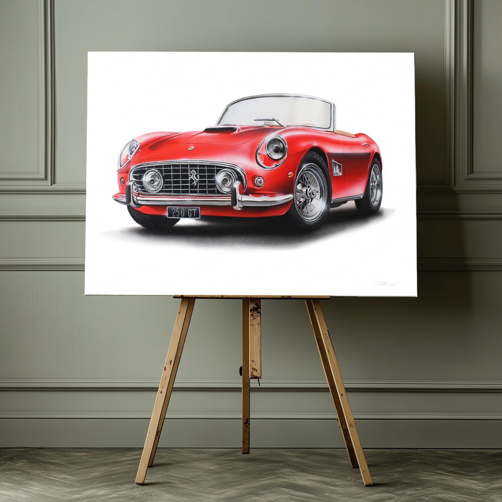 Classic Red Sports Car