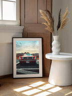 Classic Car Desert Drive