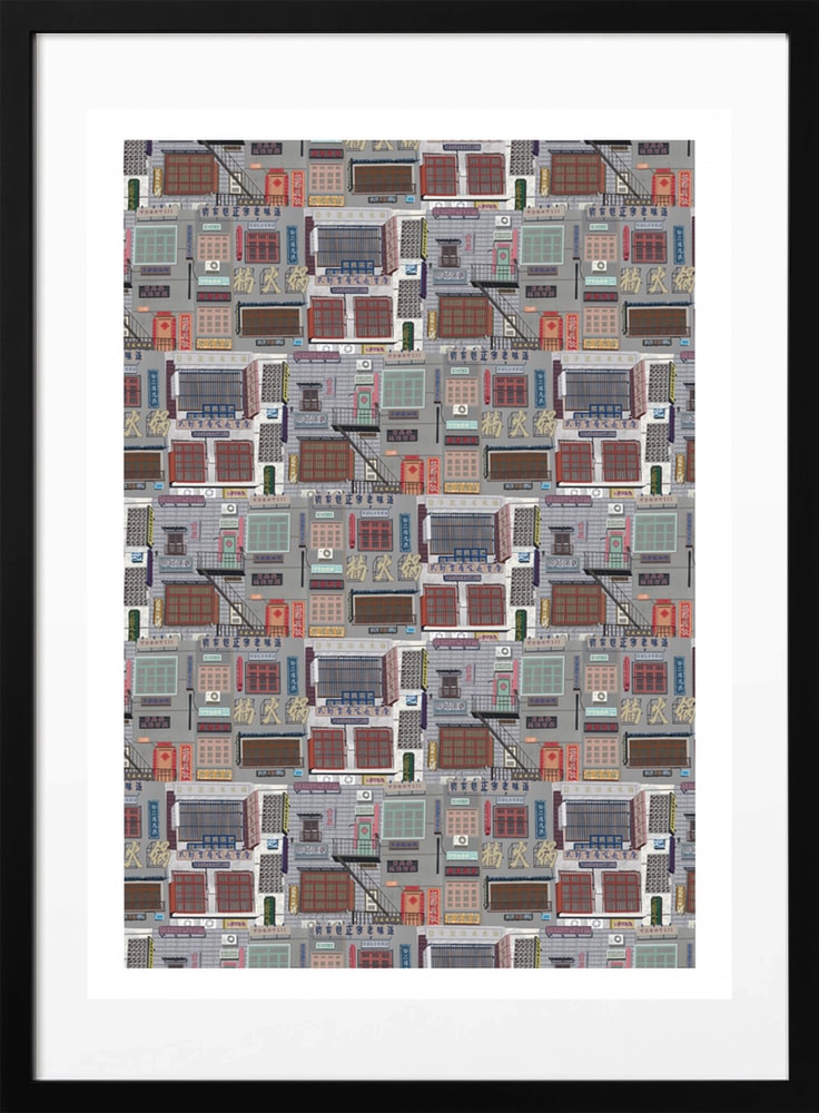 Colorful City Pattern