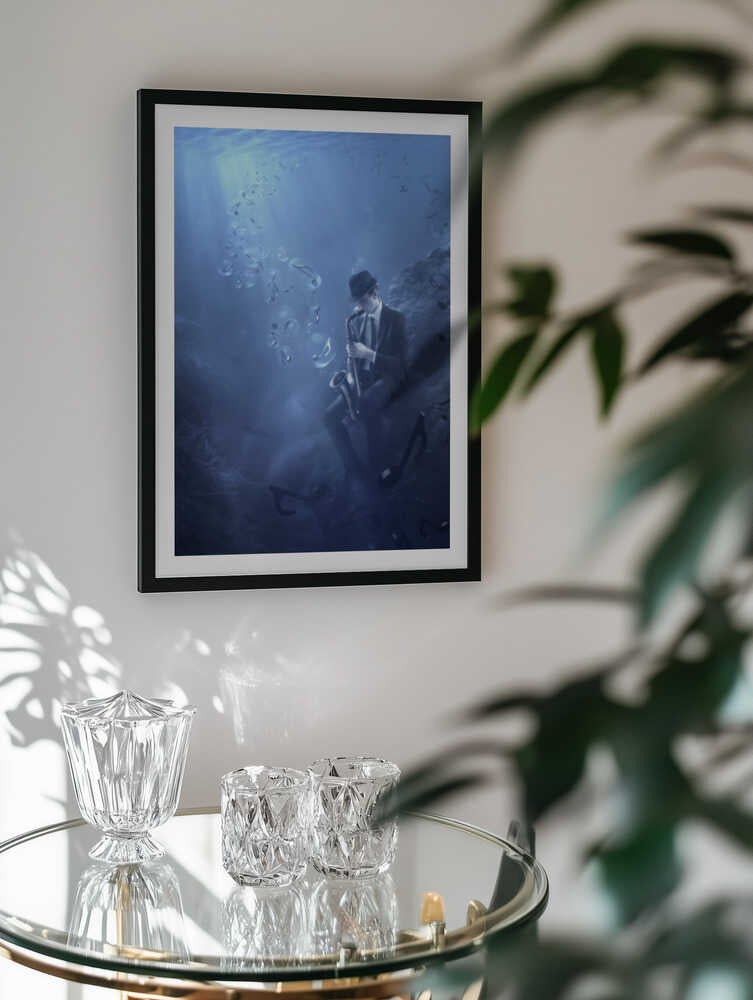 Underwater Jazz Man, arte de Christophe Kiciak