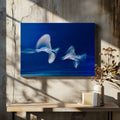 Blue Birds in Motion