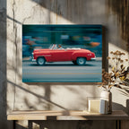 Red Classic Car Motion