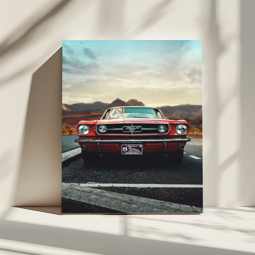 Classic Car Desert Drive
